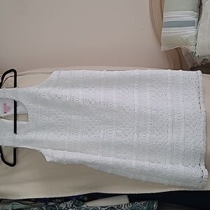 Lilly Pulitzer Anette Shift Dress Bubble Fringe Lace Sleeveless Lined